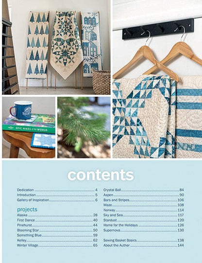 Livre "A Season in Blue" par Edyta Sitar - Carole Quilting
