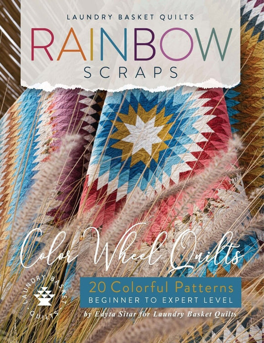 Livre "Rainbow Scraps" exemplaire unique signé par Edyta Sitar - Carole Quilting