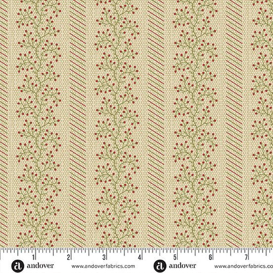 Mistletoe_Peppermint - A - 1049 - L "Joy" Edyta Sitar - Carole Quilting