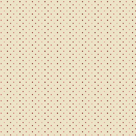 Poppy - Seed - Almond - A - 9962 - LR - "Strawberries and Cream" Edyta Sitar - Carole Quilting