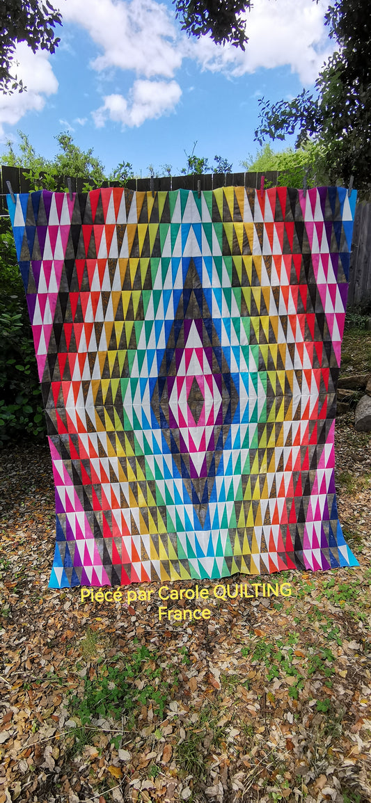 Kit tissus  -  "Tripping Out" modèle Sew Kind of Wonderful