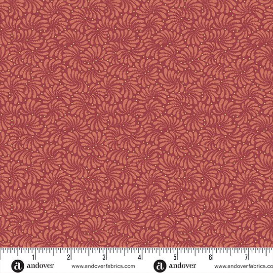 Sagebrush Blood Orange A - 1378 - R "Dahlia" Edyta Sitar - Carole Quilting