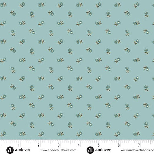 Sky Blue Pincushion A - 1383 - LB "Dahlia" Edyta Sitar - Carole Quilting