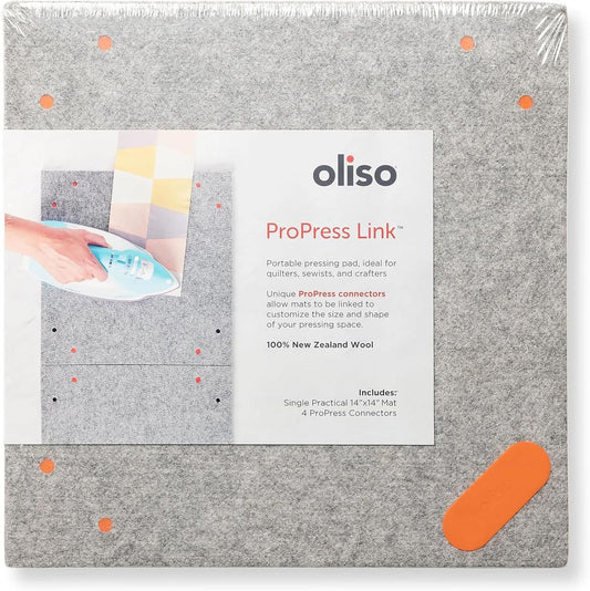 Tapis de repassage en laine évolutif 35 cm x 35 cm Pro Press Link Oliso - Carole Quilting