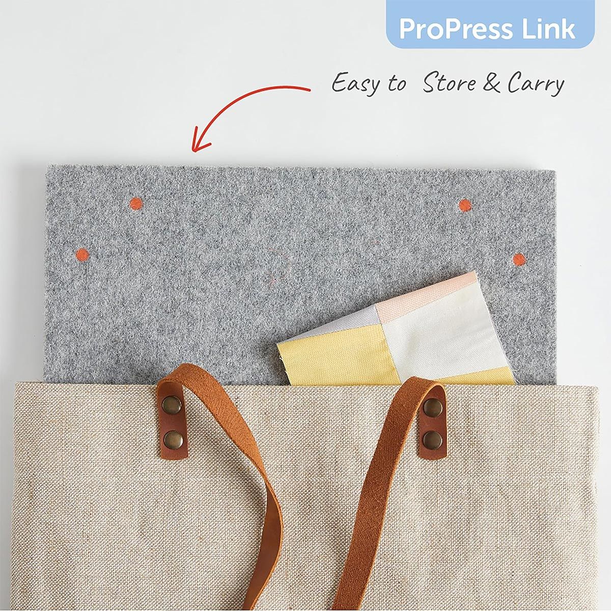 Tapis de repassage en laine évolutif 35 cm x 35 cm Pro Press Link Oliso - Carole Quilting