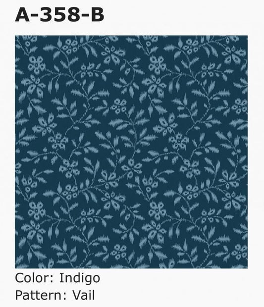 Vail Indigo A - 358 - B "Blue Escape" Edyta Sitar - Carole Quilting