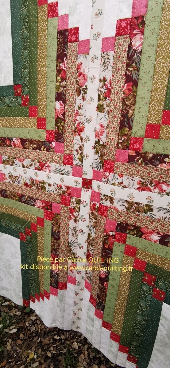 Virginia Star "Joy, Pebbles, Twinkle" - Kit pré - coupé - modèle Edyta Sitar - Carole Quilting